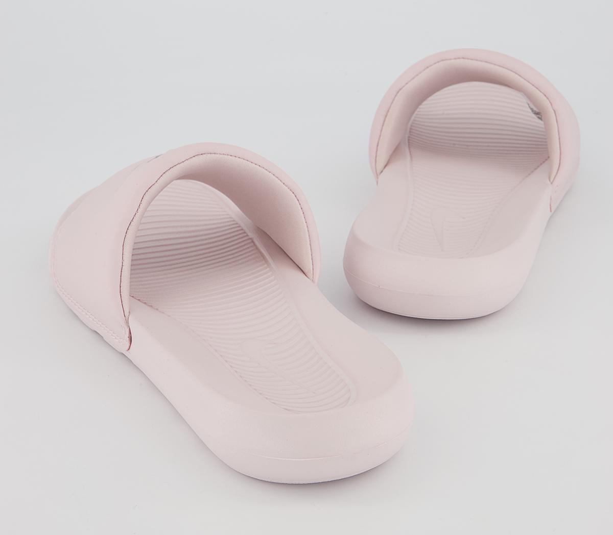 Nike Victori One Sliders Nike Victori One Sliders Barely Rose Silver Barely Rose