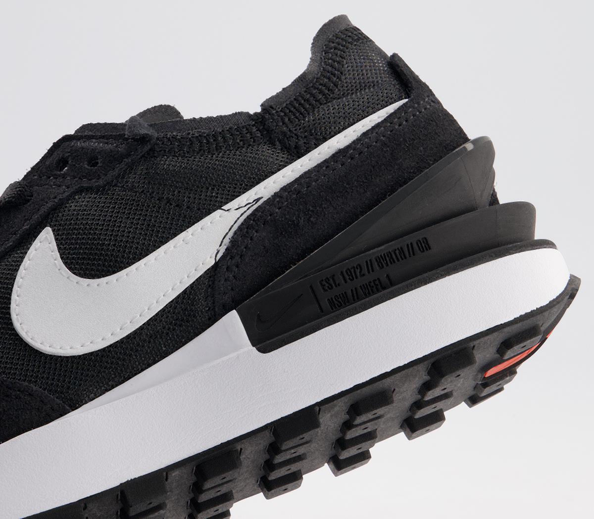 Nike Waffle One Trainers F Nike Waffle One Trainers F Black White Orange
