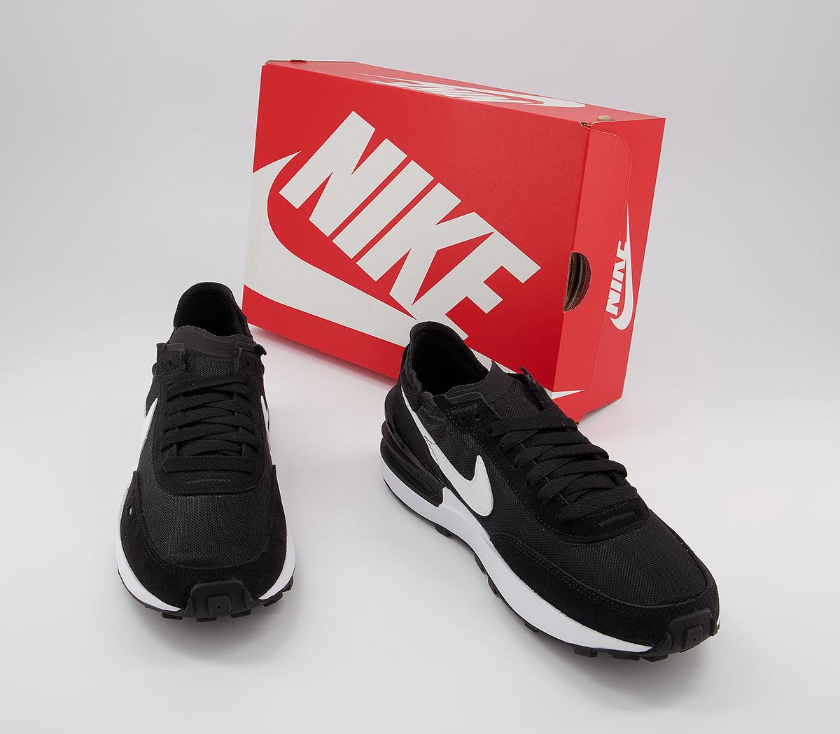 Nike Waffle One Trainers F Nike Waffle One Trainers F Black White Orange