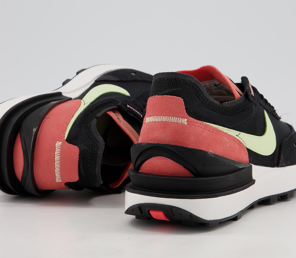 Nike Nike Waffle One Trainers Nike Nike Waffle One Trainers Black Lime Ice Magic Ember Crimson Bliss Gum Med B