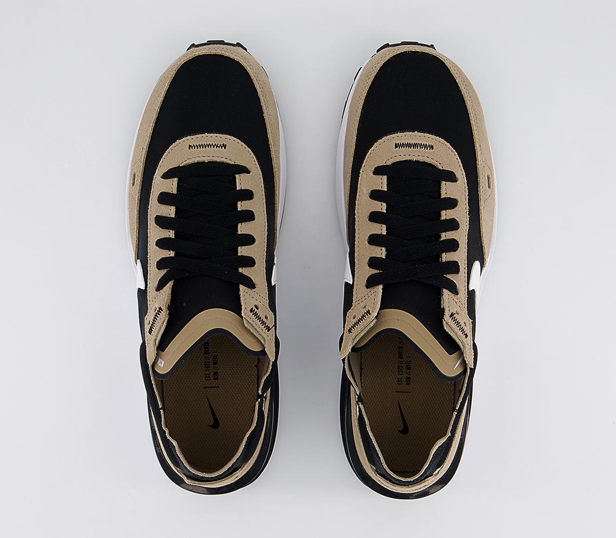 Nike Nike Waffle One Trainers Black White Khaki Black Men's Trainers