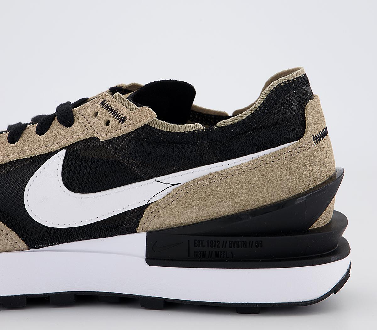 NikeNike Waffle One TrainersBlack White Khaki Black