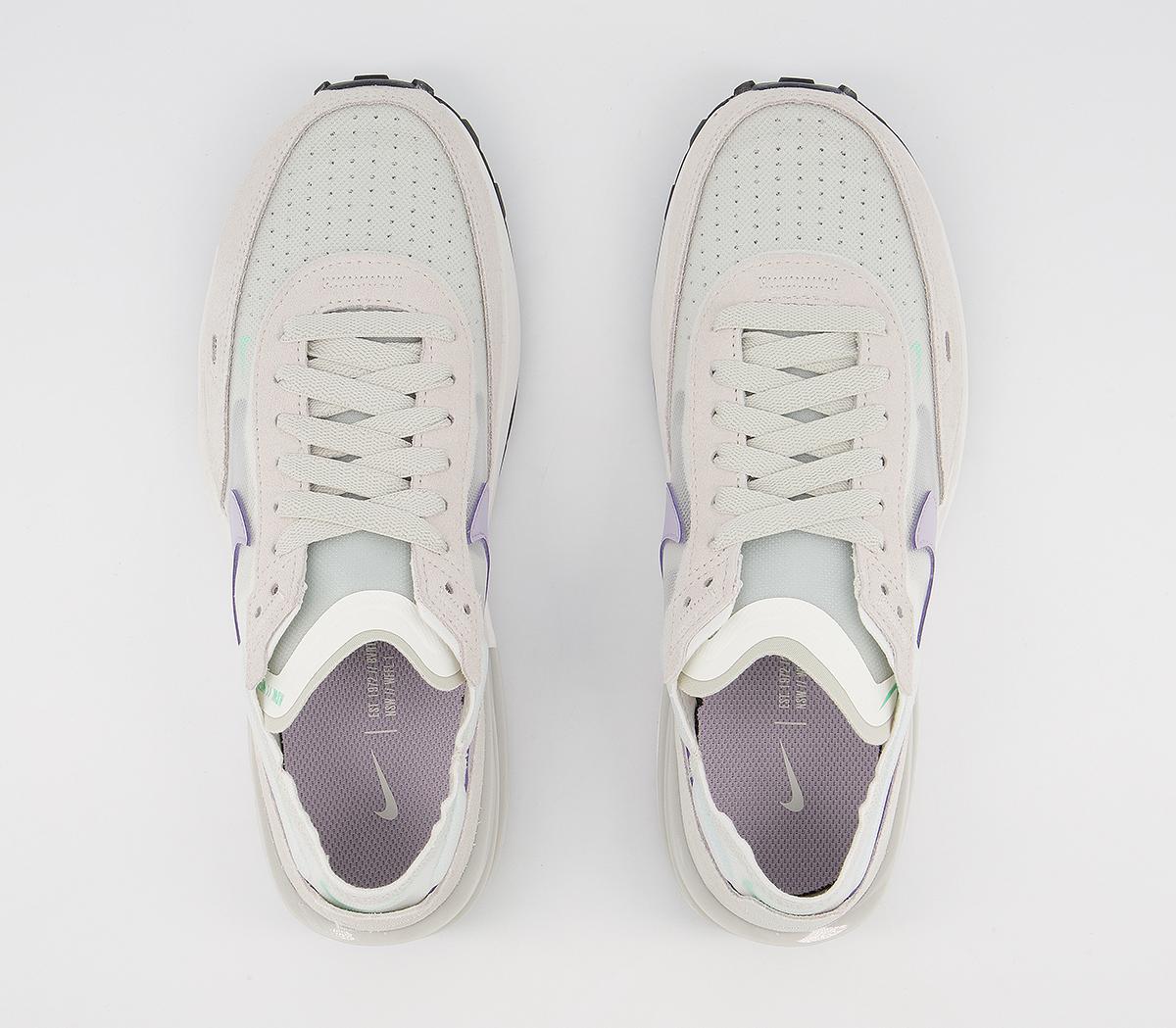 Nike Waffle One Trainers F Nike Waffle One Trainers F White Lilac Bone Green Summit White