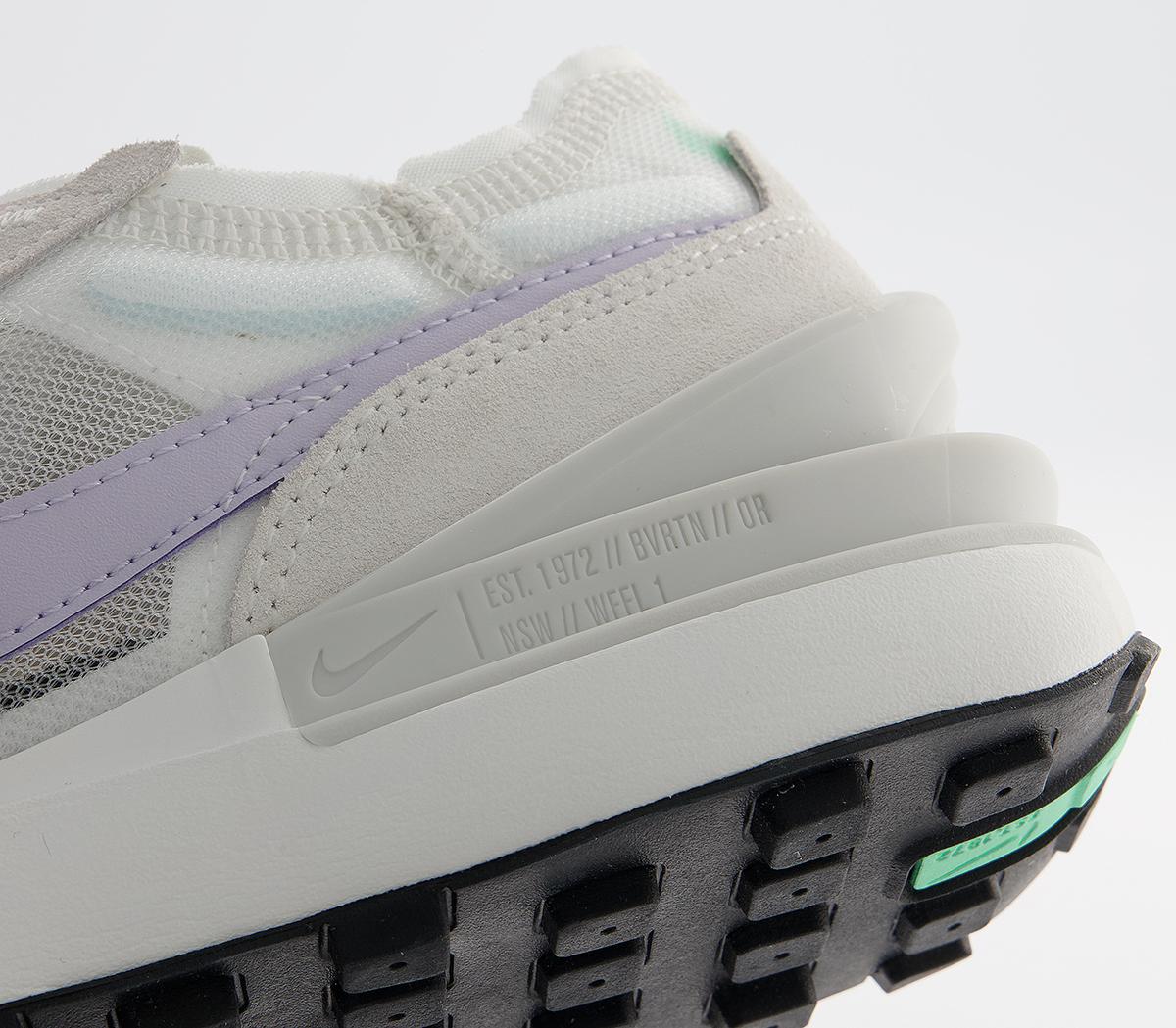 Nike Waffle One Trainers F Nike Waffle One Trainers F White Lilac Bone Green Summit White