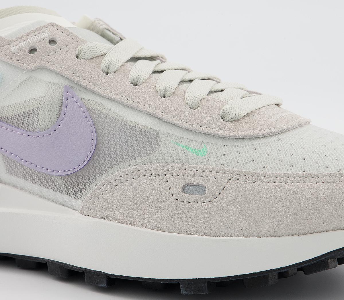 Nike Waffle One Trainers F Nike Waffle One Trainers F White Lilac Bone Green Summit White