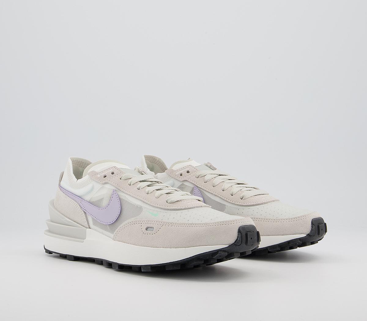 Nike Waffle One Trainers F Nike Waffle One Trainers F White Lilac Bone Green Summit White