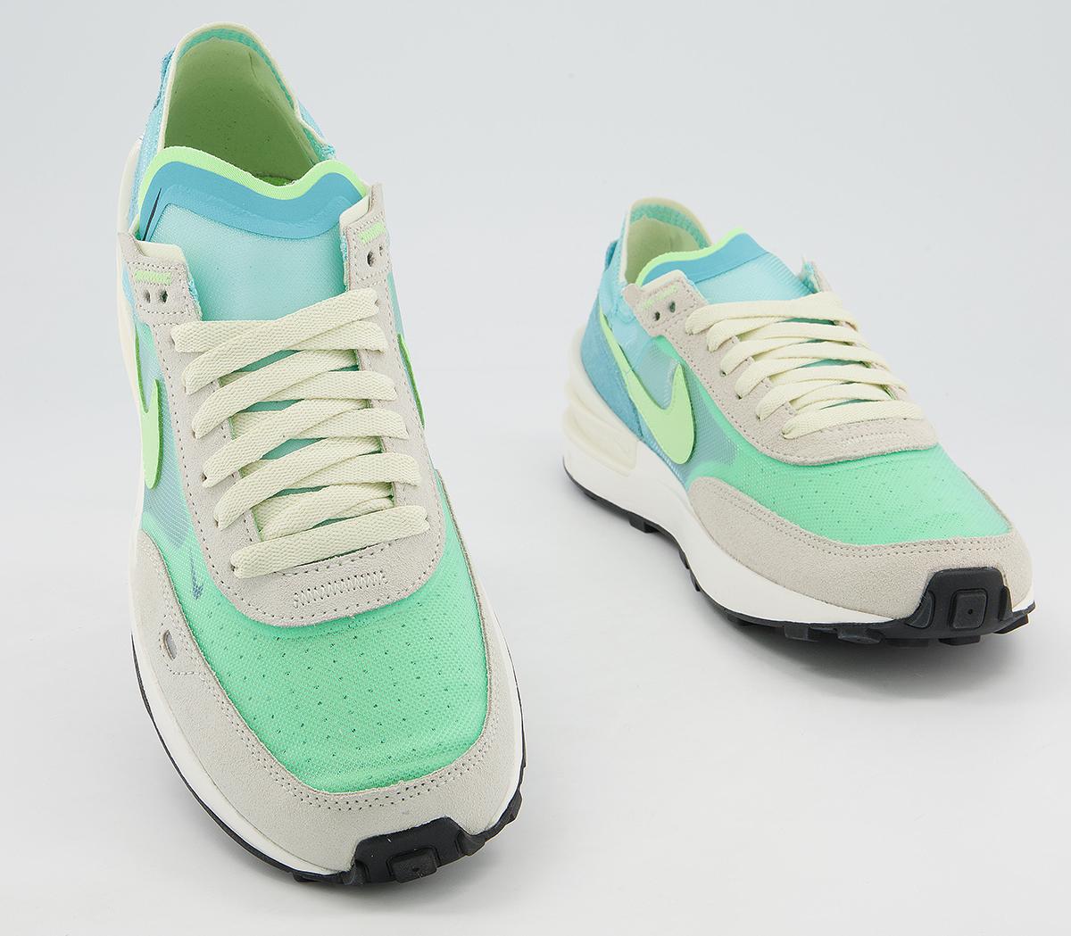 Nike Waffle One Trainers F Nike Waffle One Trainers F White Lime Glow Black