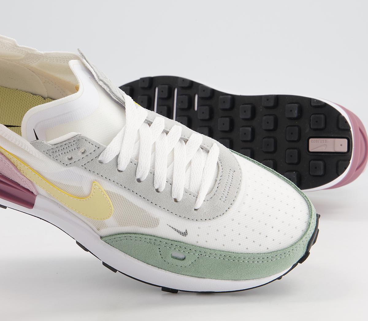 Nike Waffle One Trainers Nike Waffle One Trainers White Lemon Drop Regal Pink