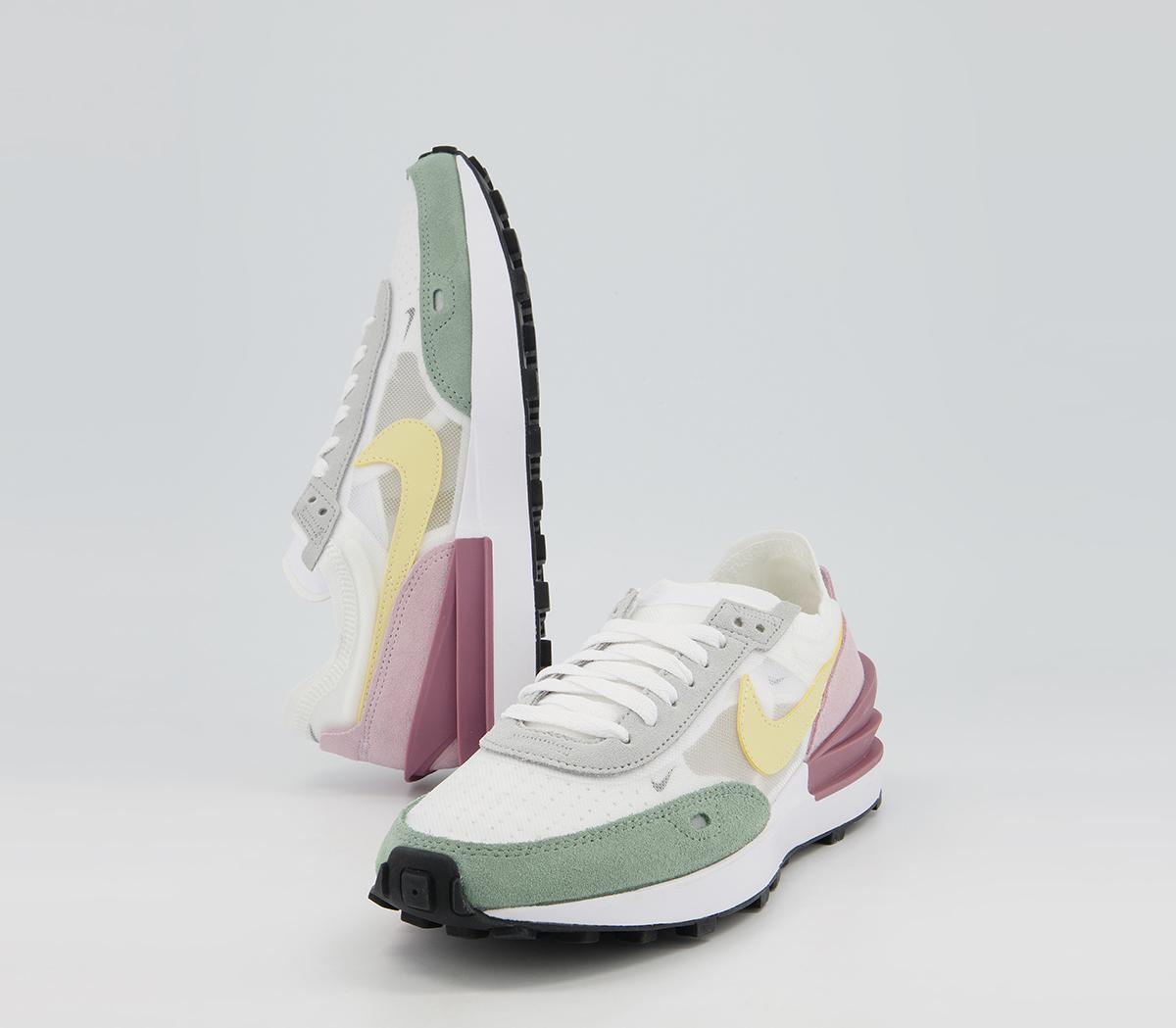 Nike Waffle One Trainers Nike Waffle One Trainers White Lemon Drop Regal Pink