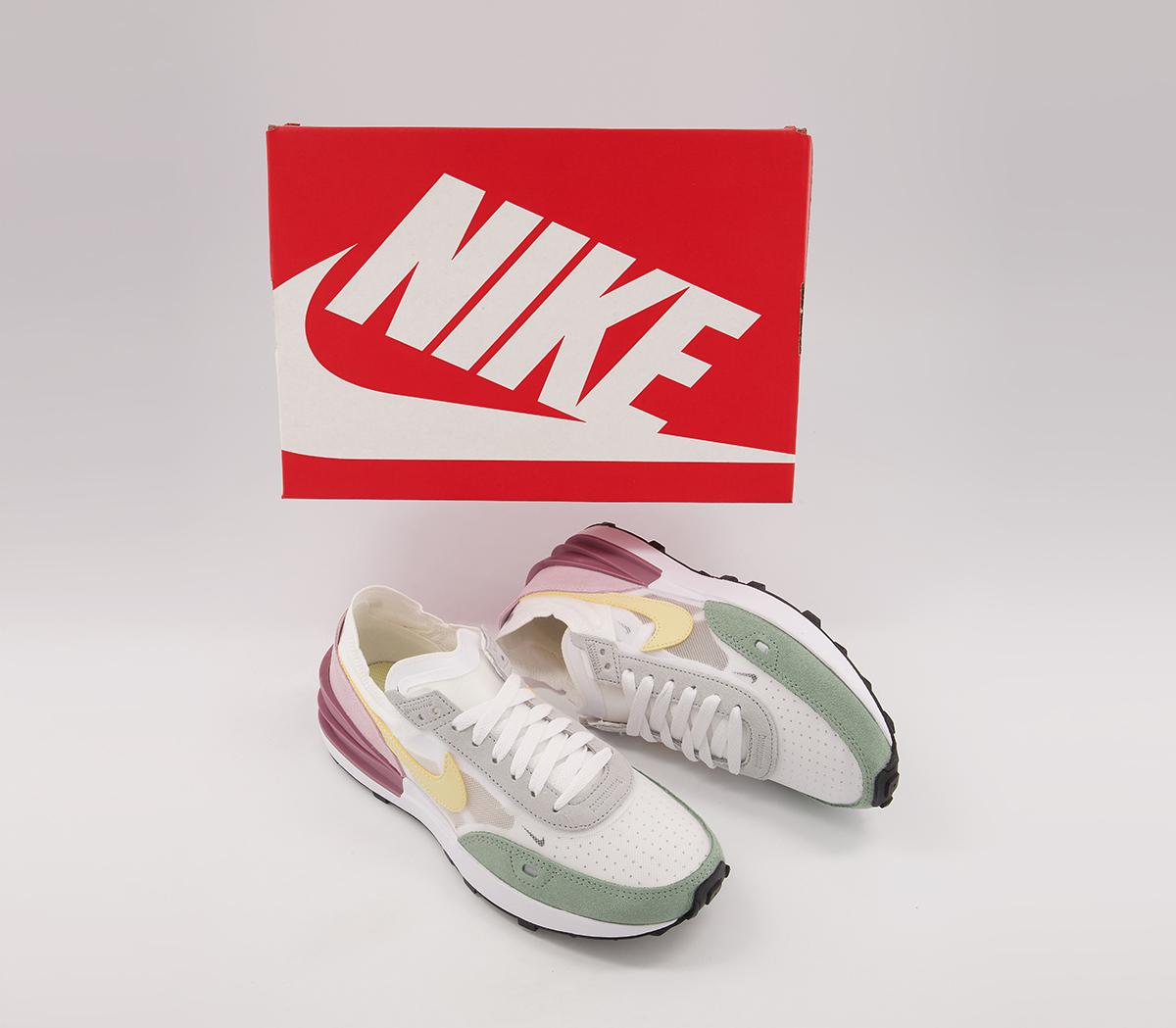 Nike Waffle One Trainers Nike Waffle One Trainers White Lemon Drop Regal Pink