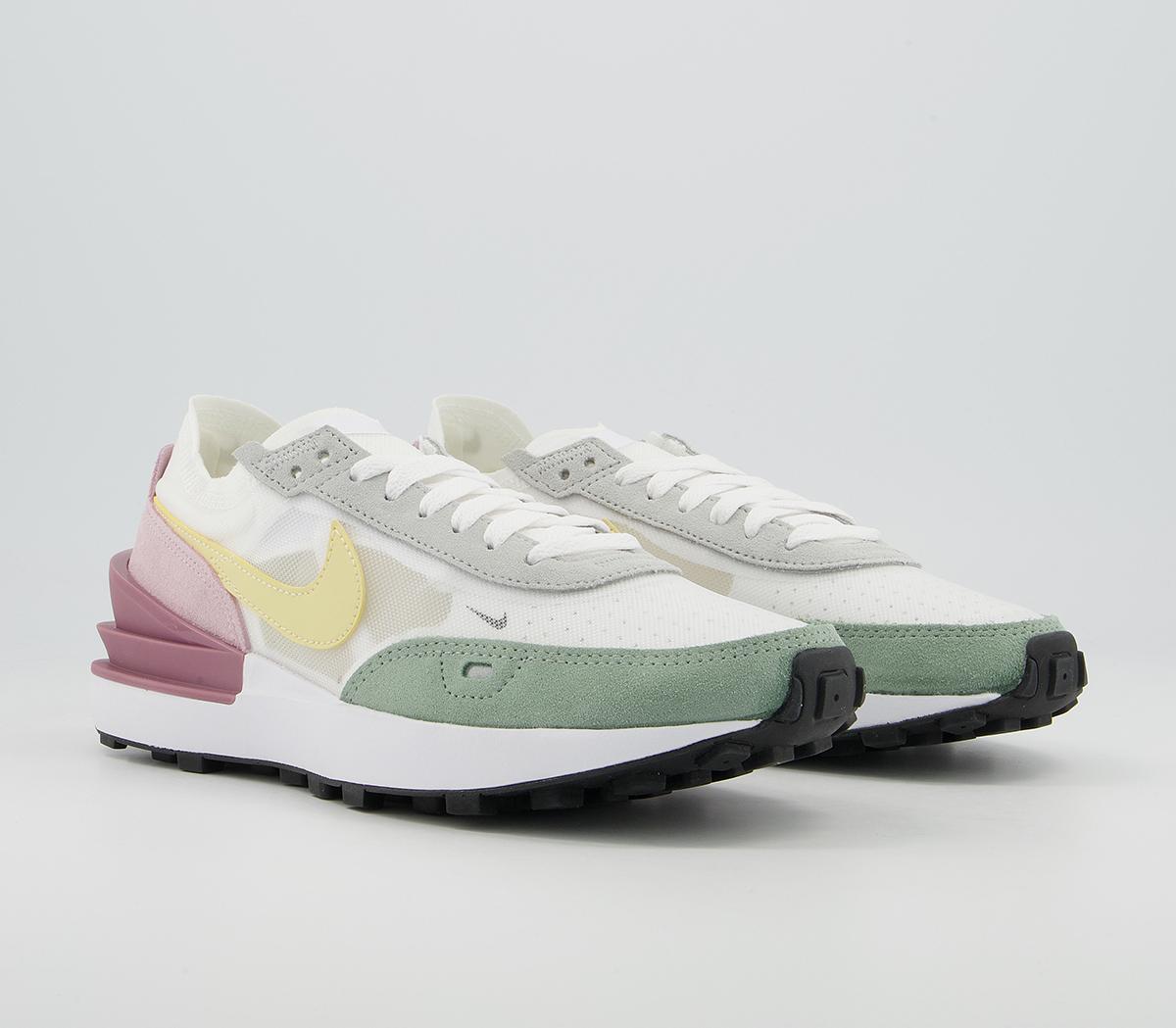 Nike Waffle One Trainers Nike Waffle One Trainers White Lemon Drop Regal Pink