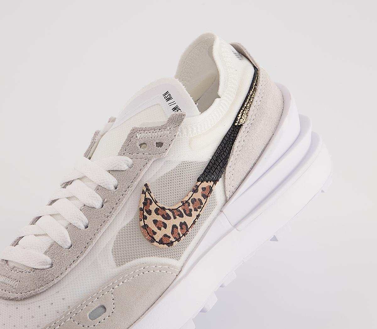 Nike Waffle One Trainers Nike Waffle One Trainers White Leaopard White