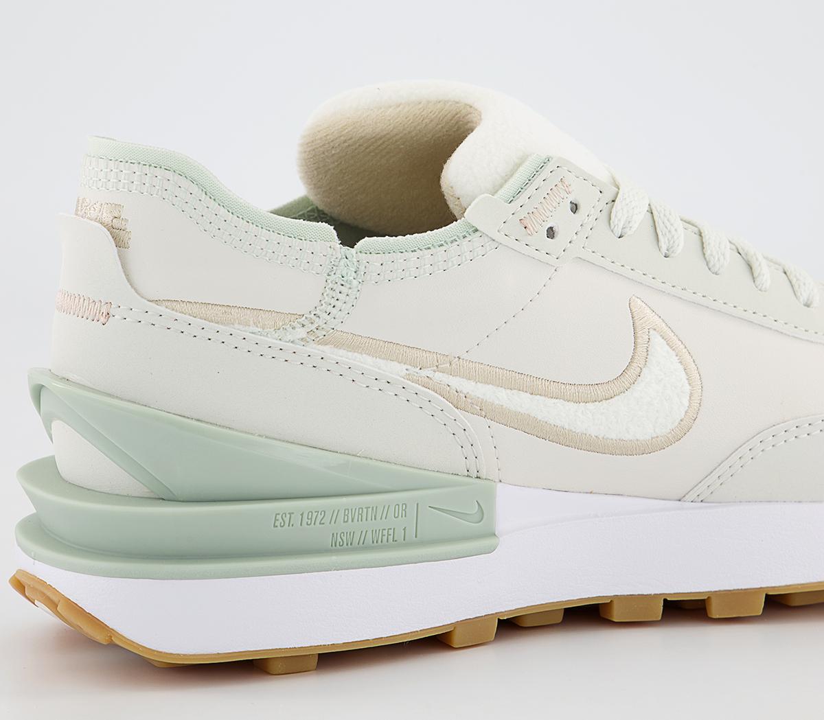 Nike Nike Waffle One Trainers Phantom Phantom Light Silver White