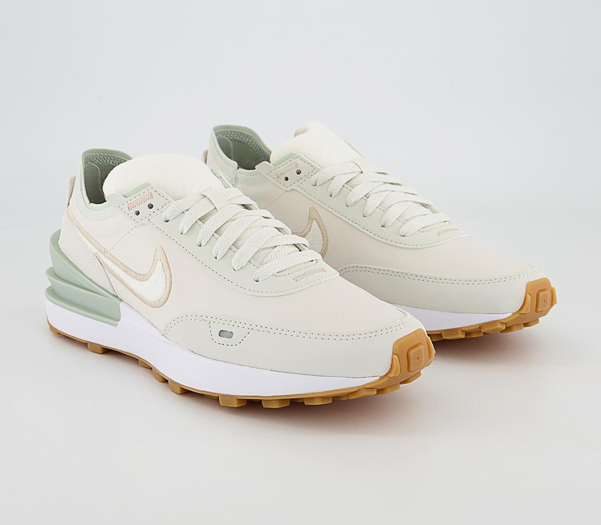 Nike Nike Waffle One Trainers Phantom Phantom Light Silver White