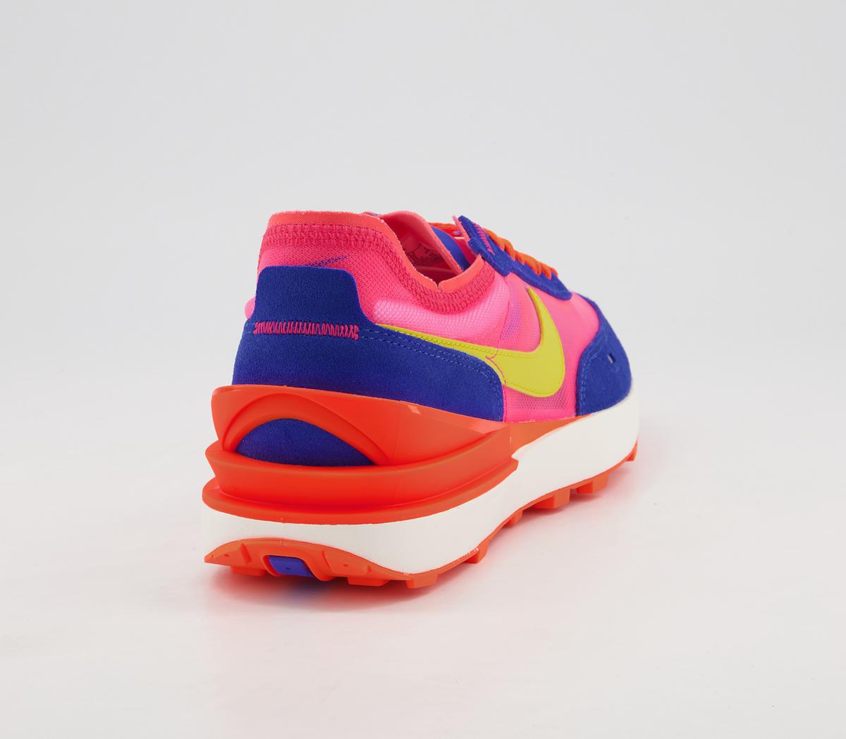 Nike Waffle One Trainers Nike Waffle One Trainers Racer Blue Citron Hyper Pink Siren Red Hyper