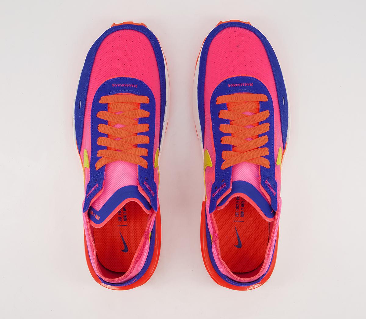 Nike Waffle One Trainers Nike Waffle One Trainers Racer Blue Citron Hyper Pink Siren Red Hyper