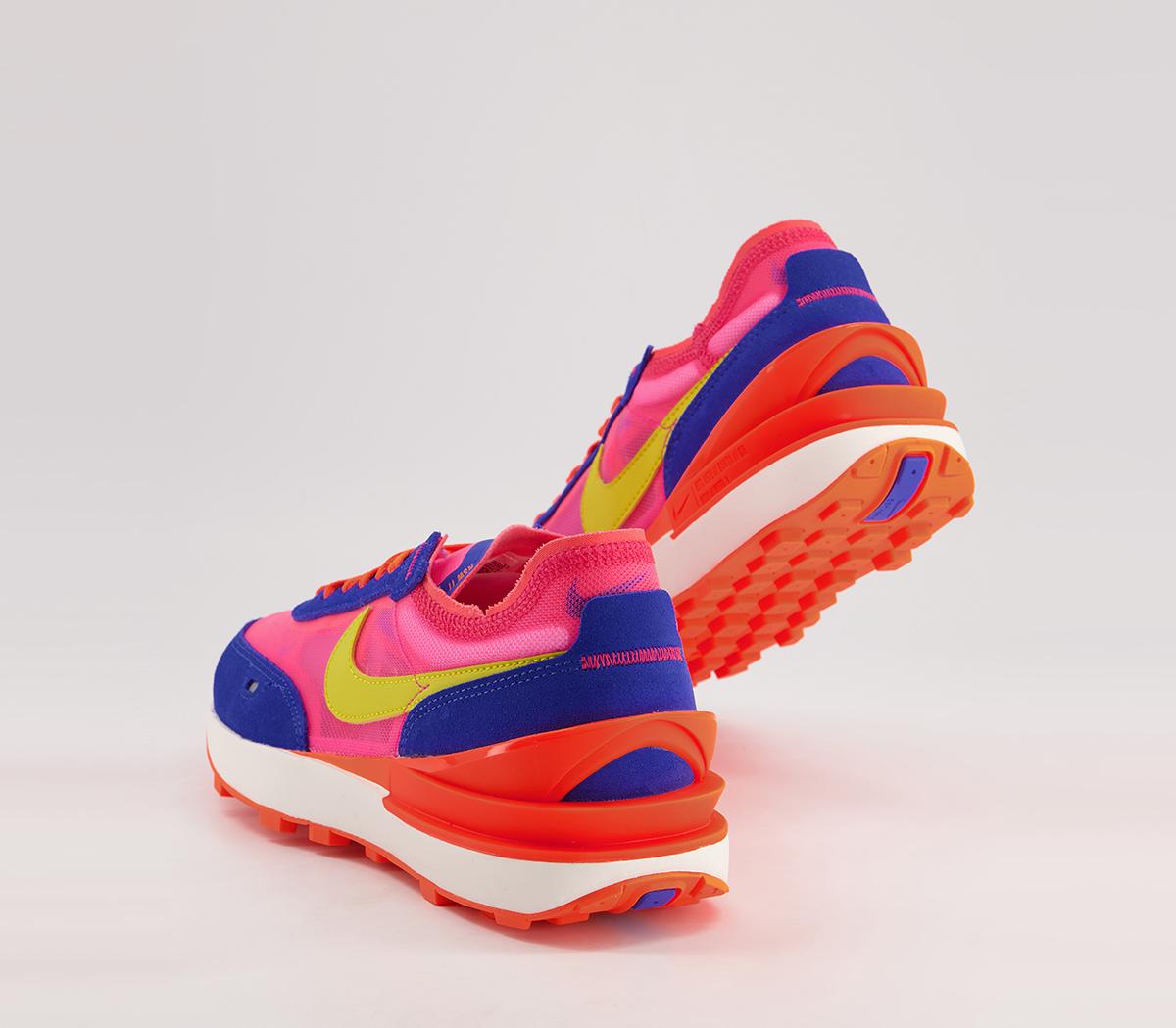 Nike Waffle One Trainers Nike Waffle One Trainers Racer Blue Citron Hyper Pink Siren Red Hyper
