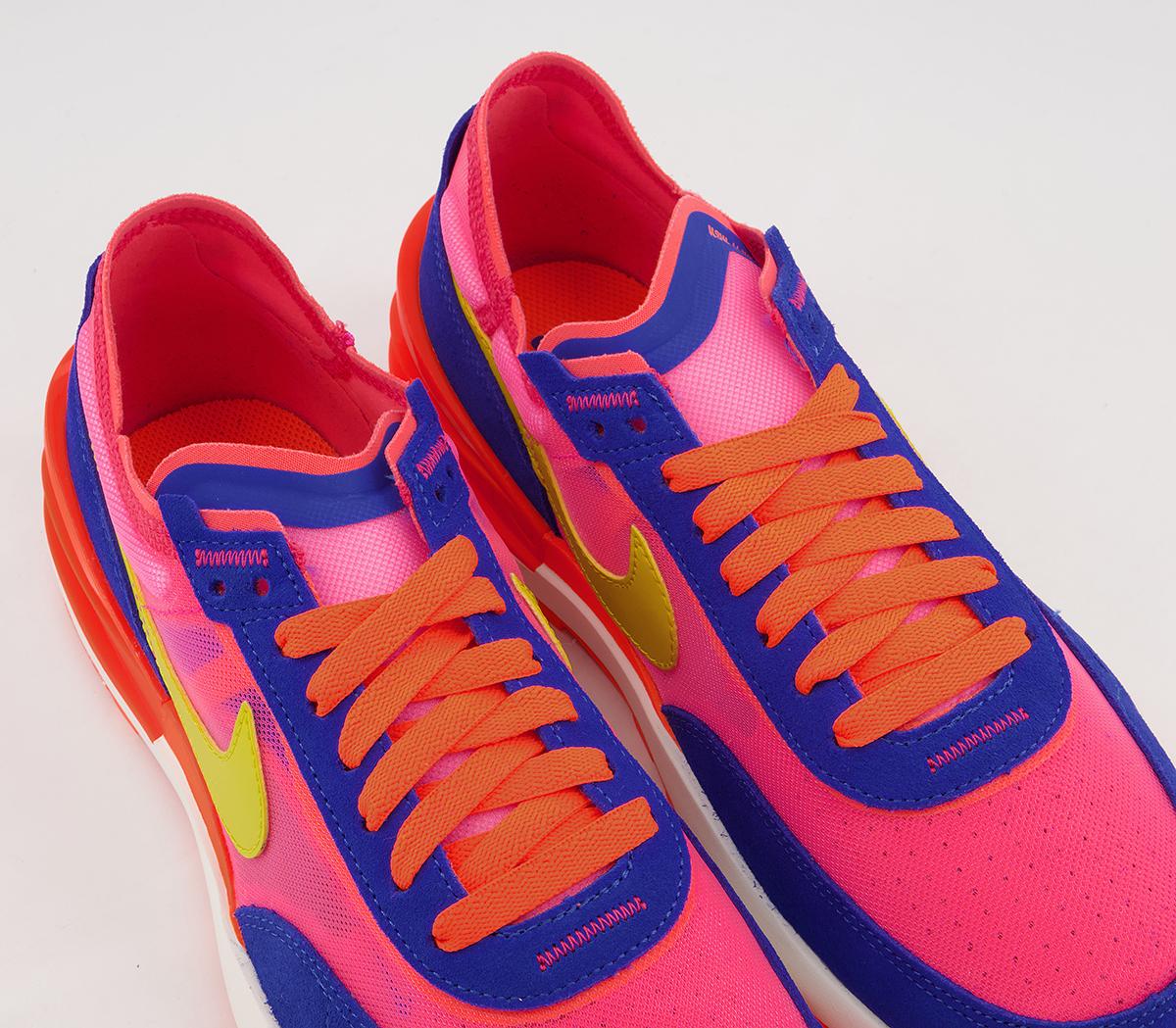 Nike Waffle One Trainers Nike Waffle One Trainers Racer Blue Citron Hyper Pink Siren Red Hyper