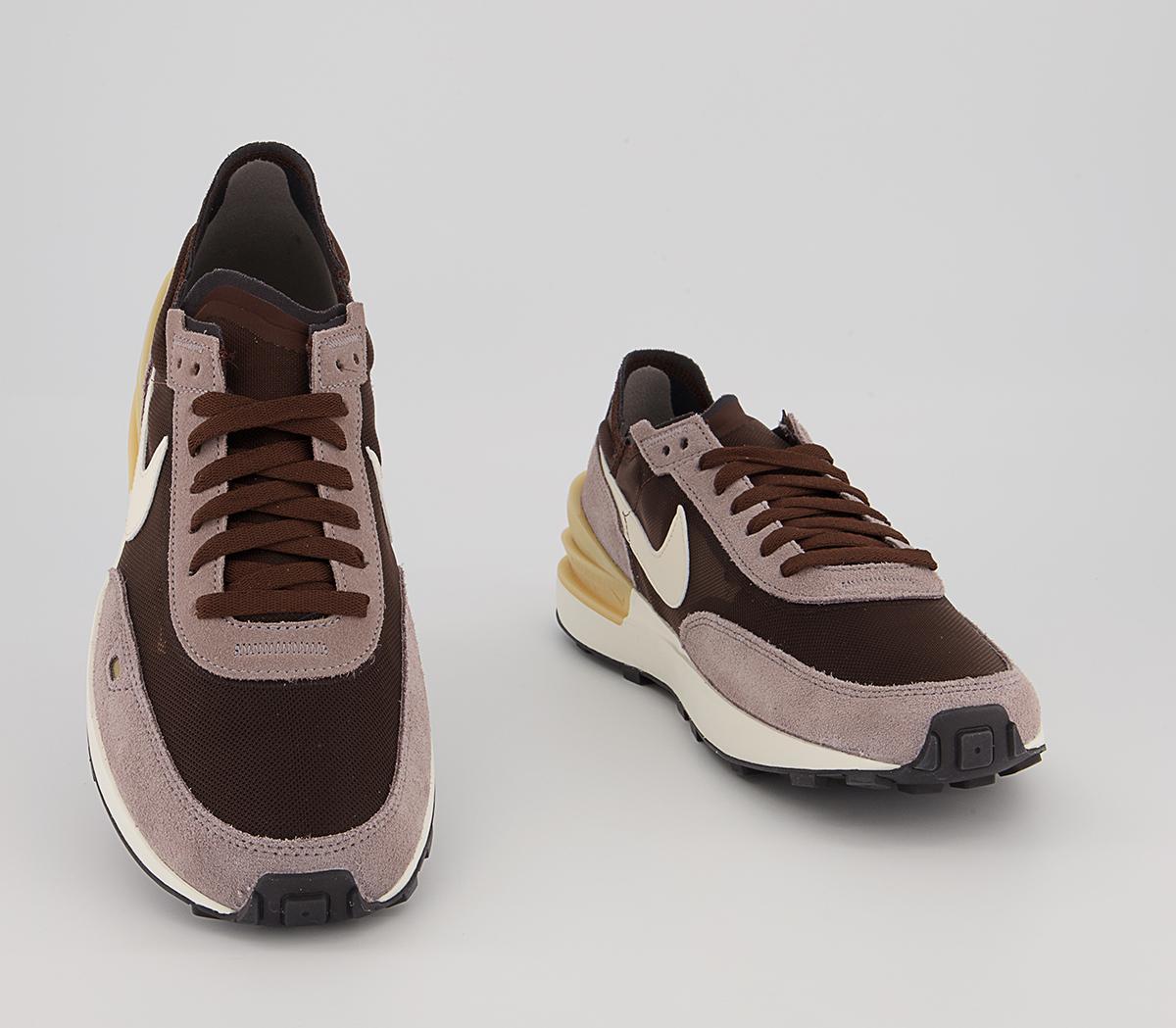Nike Nike Waffle One Trainers Nike Nike Waffle One Trainers Chocolate Natural Vapor Mauve