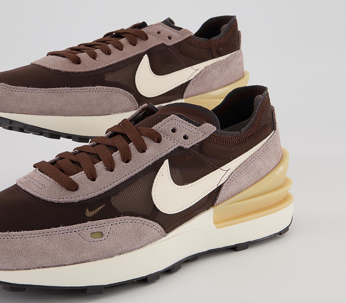 Nike Nike Waffle One Trainers Nike Nike Waffle One Trainers Chocolate Natural Vapor Mauve