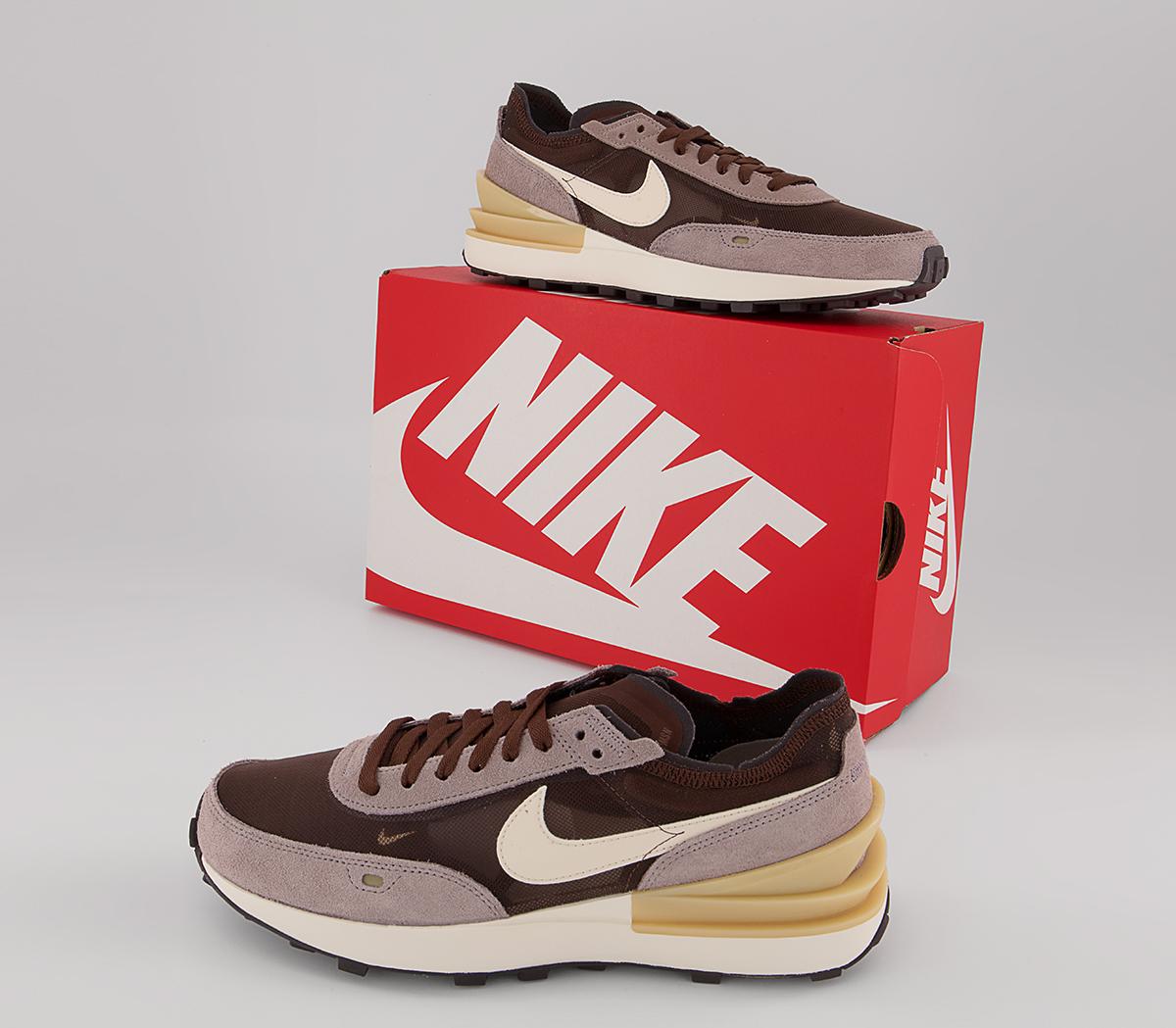 Nike Nike Waffle One Trainers Nike Nike Waffle One Trainers Chocolate Natural Vapor Mauve
