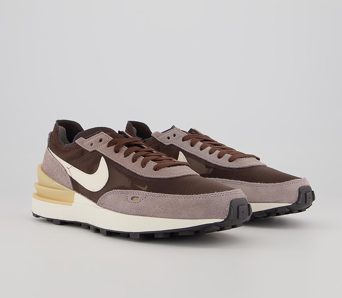 Nike Nike Waffle One Trainers Nike Nike Waffle One Trainers Chocolate Natural Vapor Mauve