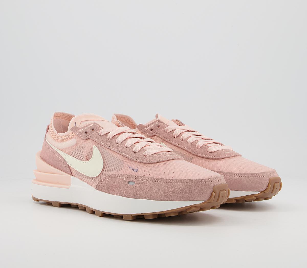 Nike Waffle One Trainers Nike Waffle One Trainers Pale Coral Deep Royal Blue Gum Summit White