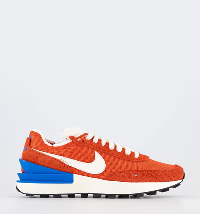 Nike Nike Waffle One Trainers Picante Red Sail Lt Photo Blue