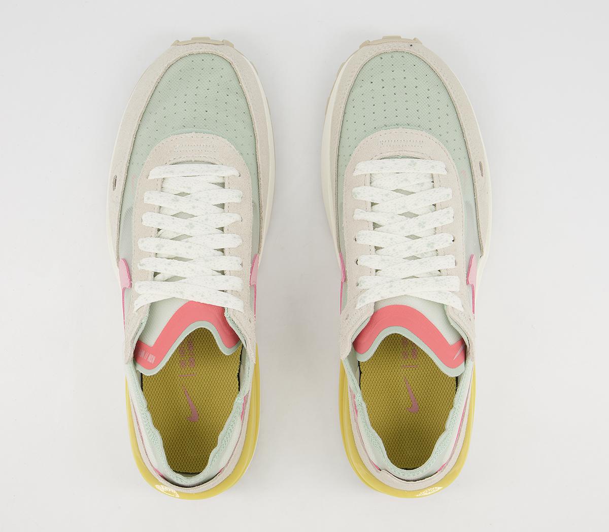 Nike Waffle One Trainers Nike Waffle One Trainers Seafoam Pink Glaze Sea Glass Saturn Gold Sail Ratt