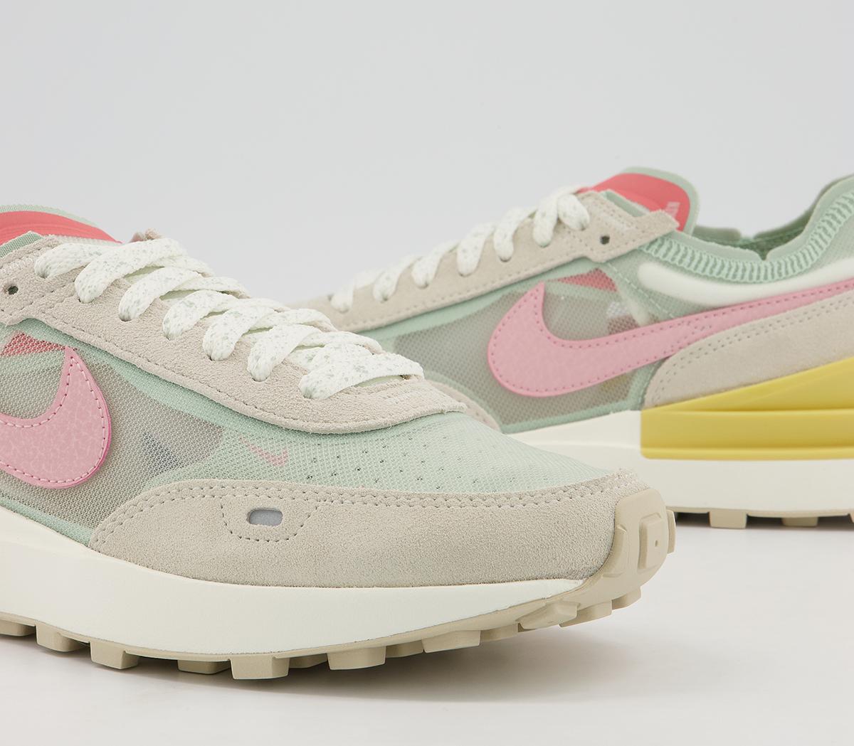 Nike Waffle One Trainers Nike Waffle One Trainers Seafoam Pink Glaze Sea Glass Saturn Gold Sail Ratt