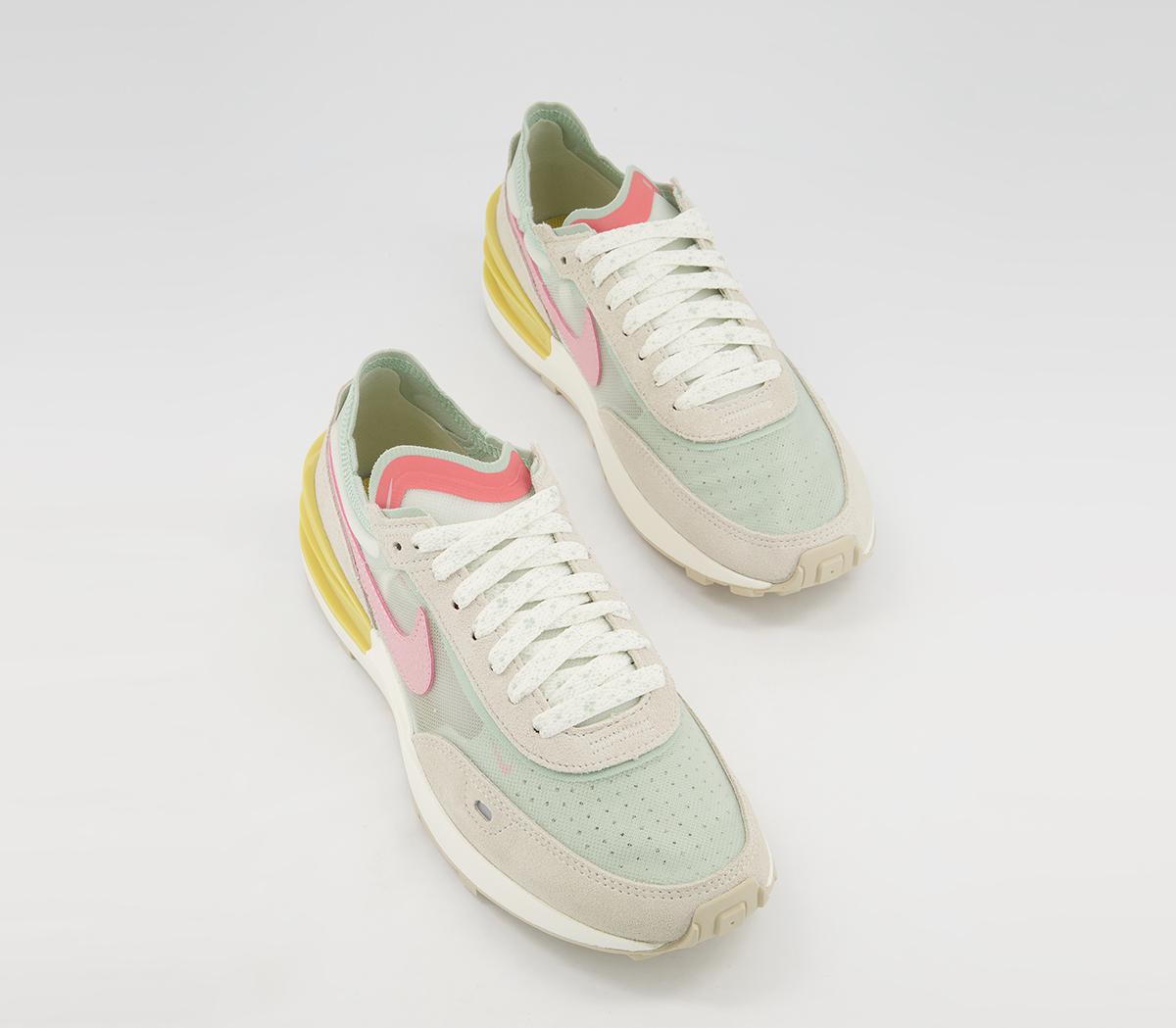 Nike Waffle One Trainers Nike Waffle One Trainers Seafoam Pink Glaze Sea Glass Saturn Gold Sail Ratt