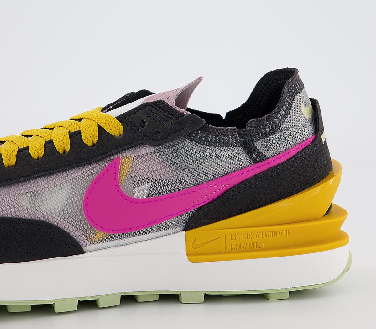 Nike Nike Waffle One Trainers Off Noir Pink Prime Summit White Women