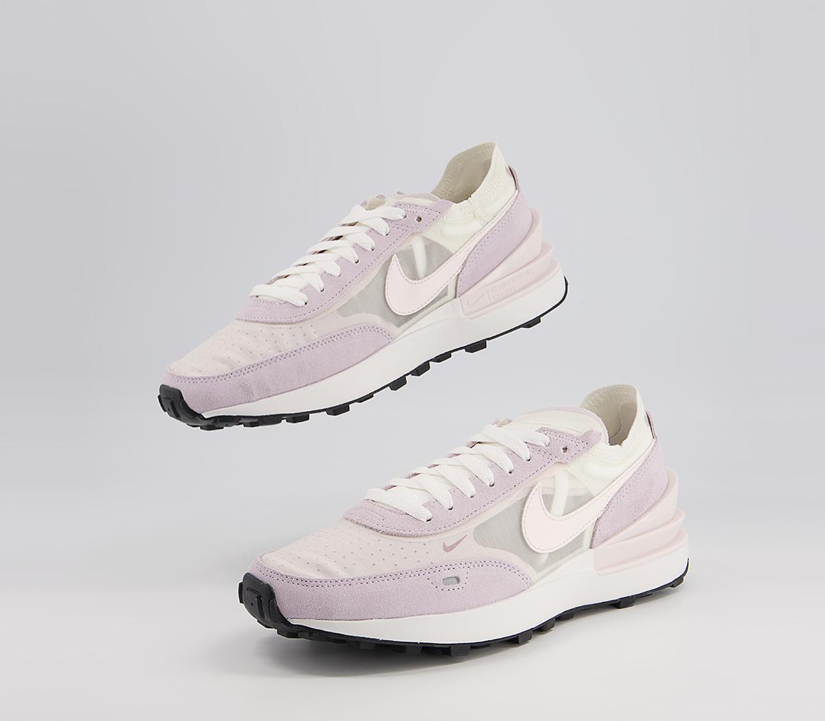 Nike Waffle One Trainers Nike Waffle One Trainers Sail Light Soft Pink Summit White Venice