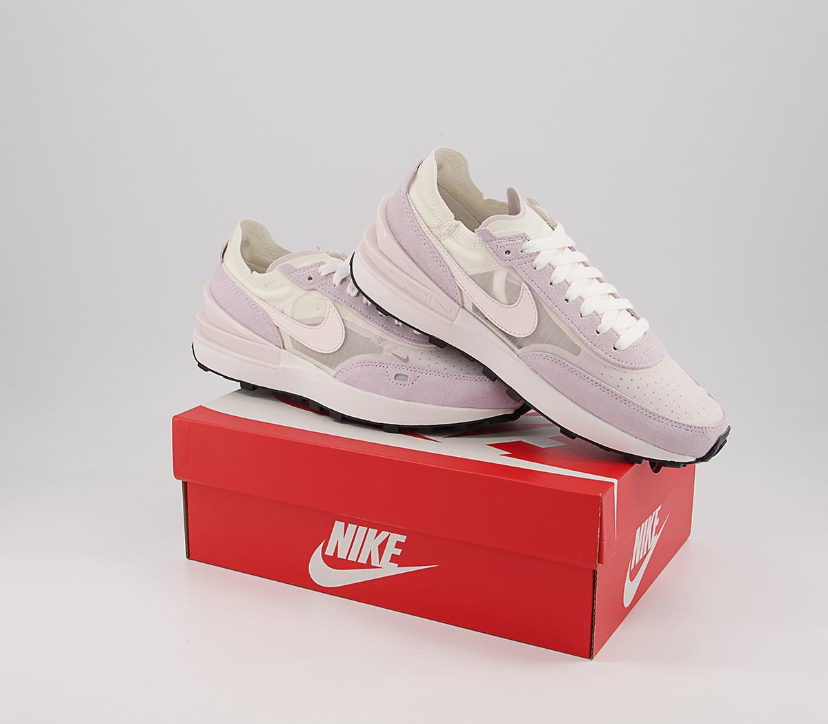 Nike Waffle One Trainers Nike Waffle One Trainers Sail Light Soft Pink Summit White Venice