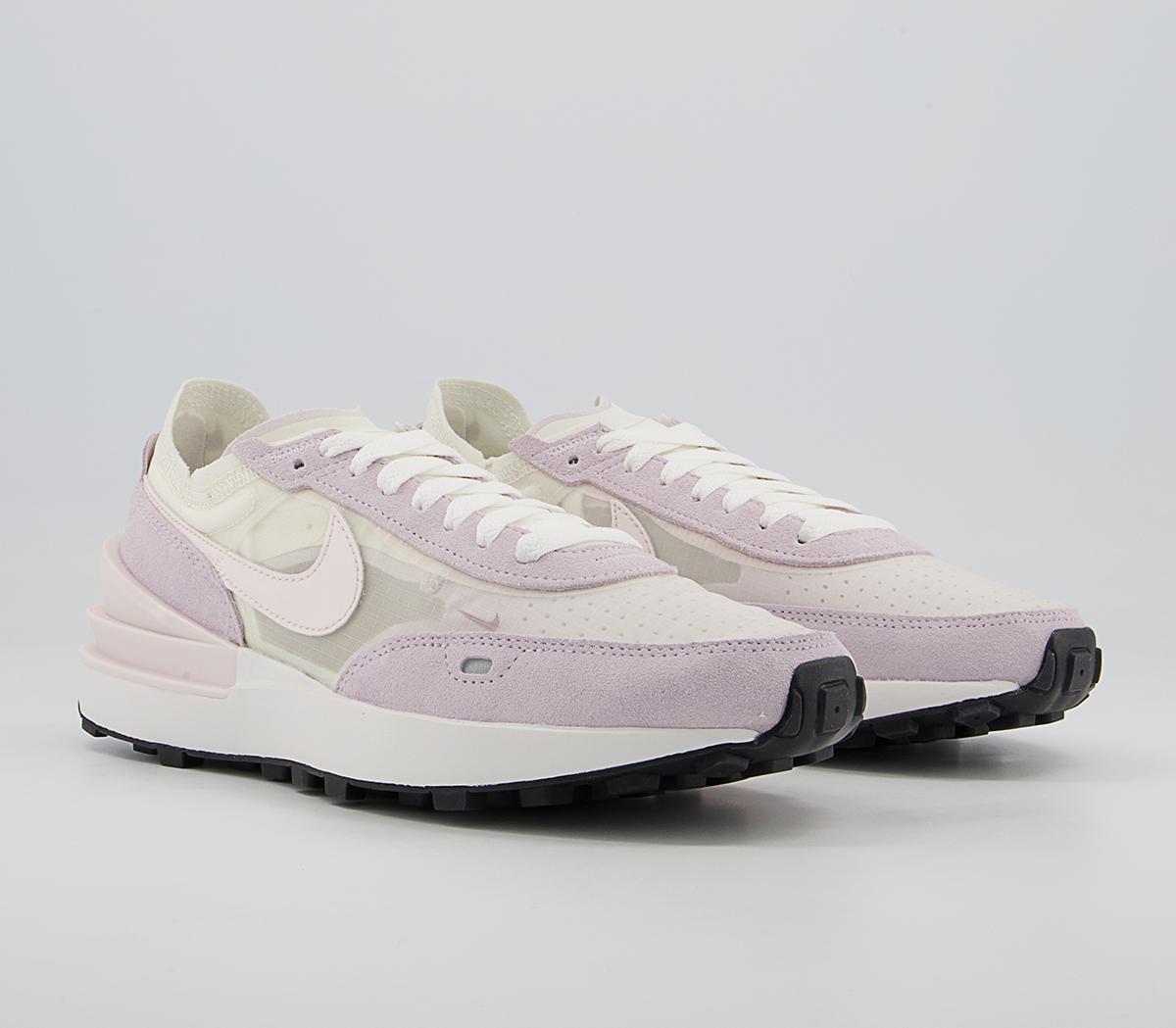 Nike Waffle One Trainers Nike Waffle One Trainers Sail Light Soft Pink Summit White Venice