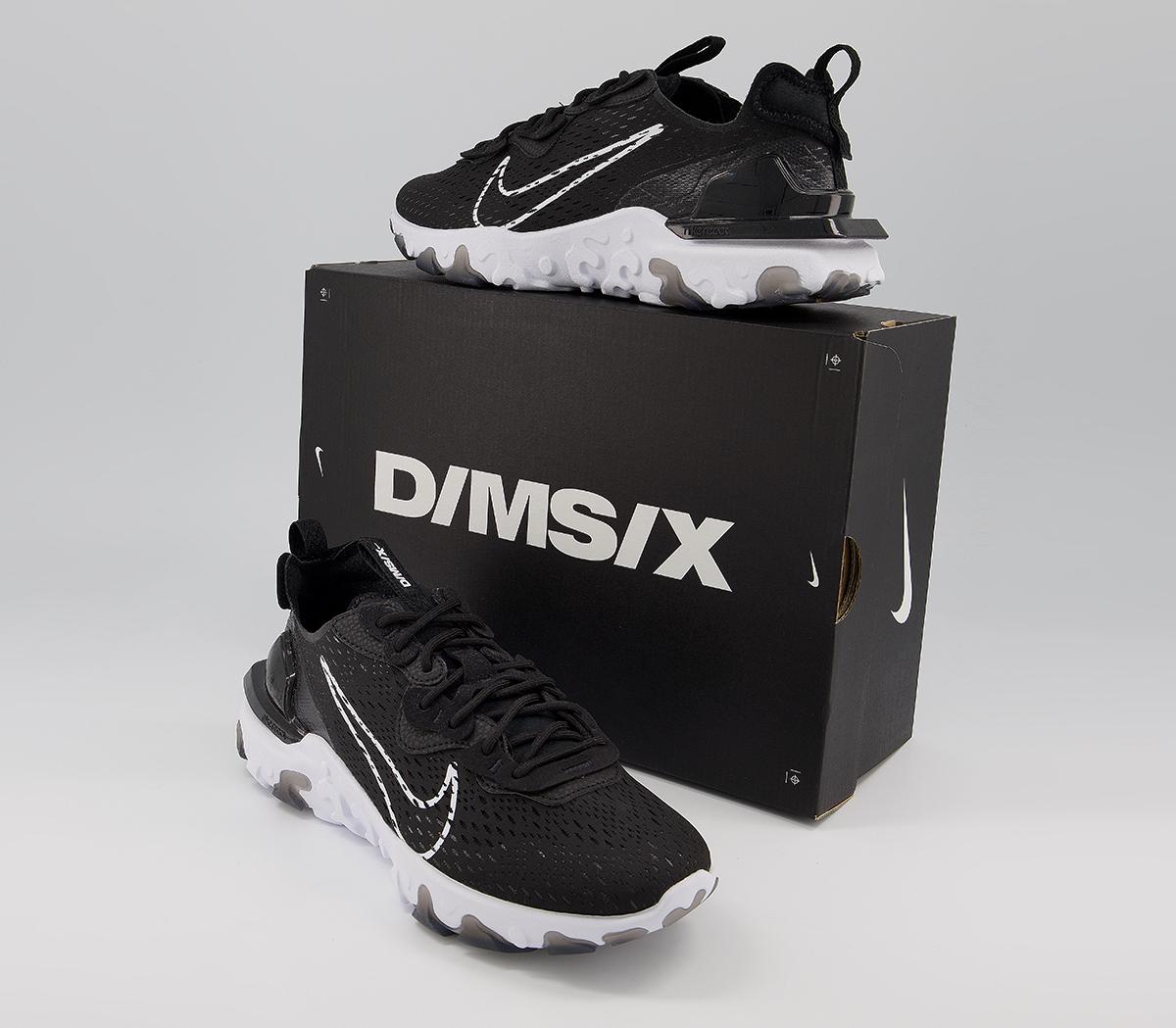 NikeNike React Vision TrainersBlack White Black