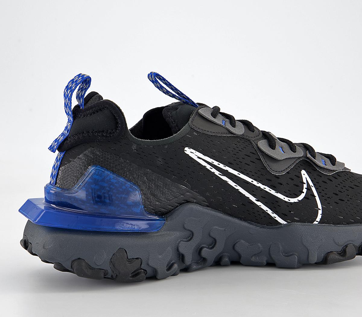 Nike Nike React Vision Trainers Nike Nike React Vision Trainers Black White Game Royal Iron Grey