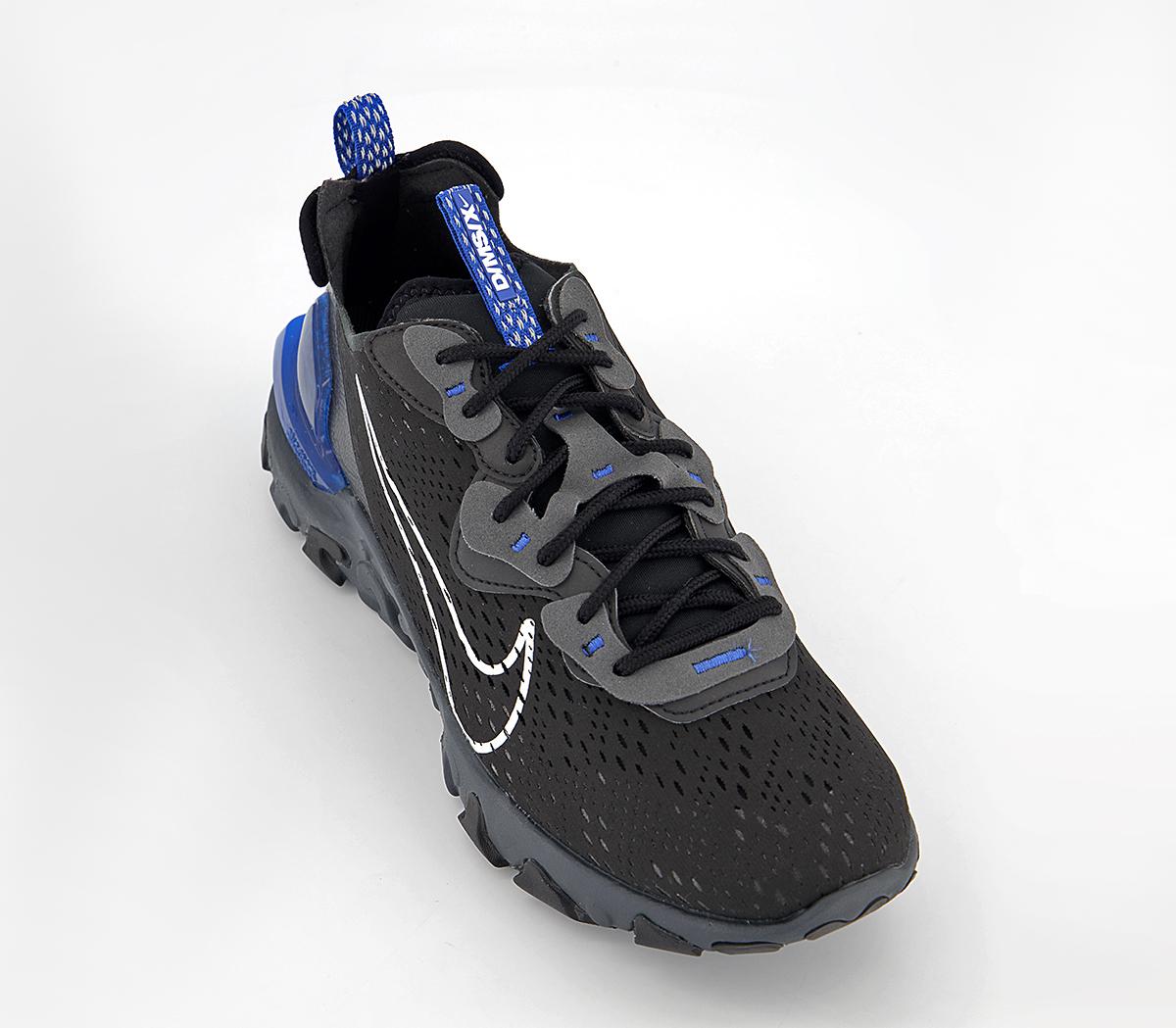 Nike Nike React Vision Trainers Nike Nike React Vision Trainers Black White Game Royal Iron Grey