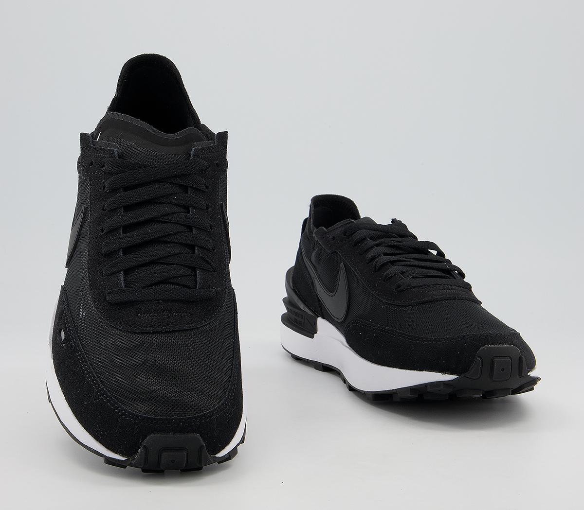 Nike Waffle One Trainers Nike Waffle One Trainers Black Black White Orange