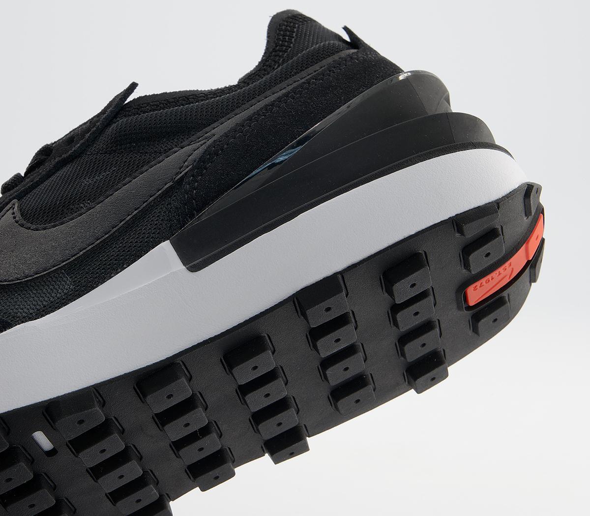 Nike Waffle One Trainers Nike Waffle One Trainers Black Black White Orange