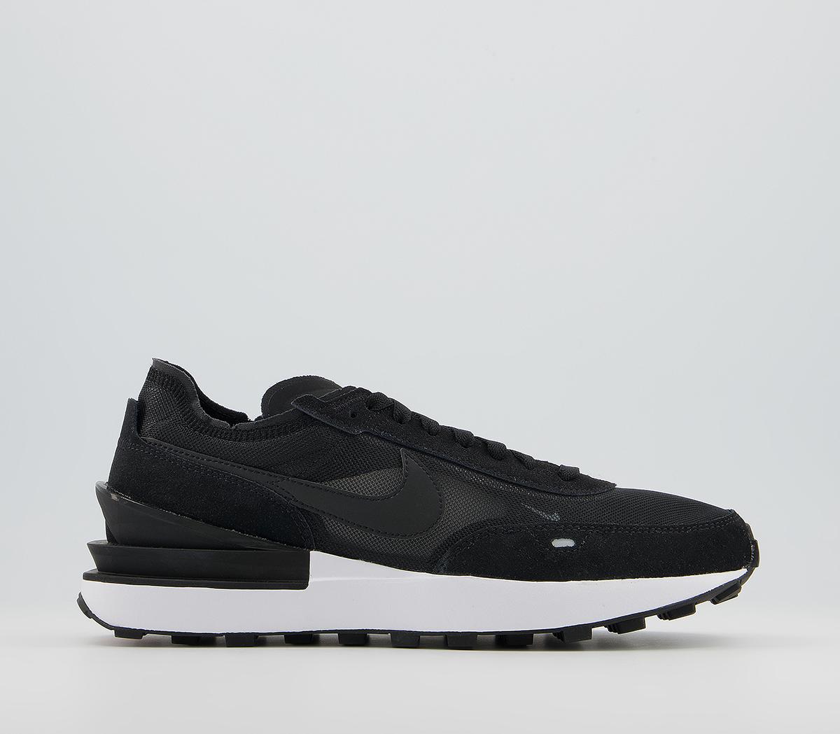 nike waffle one junior black