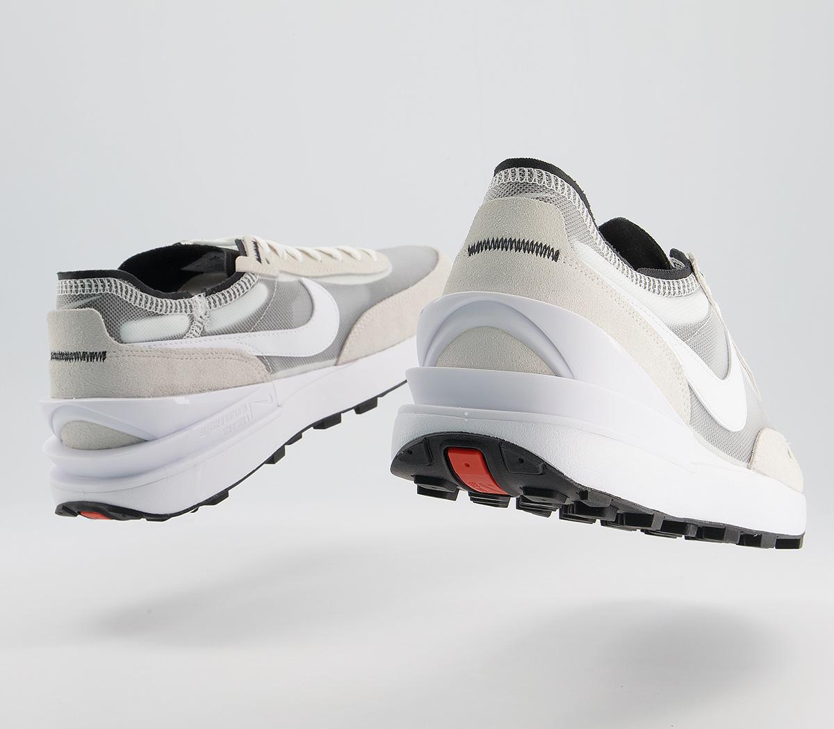 Nike Waffle One Trainers Nike Waffle One Trainers Summit White Grey White Black Orange