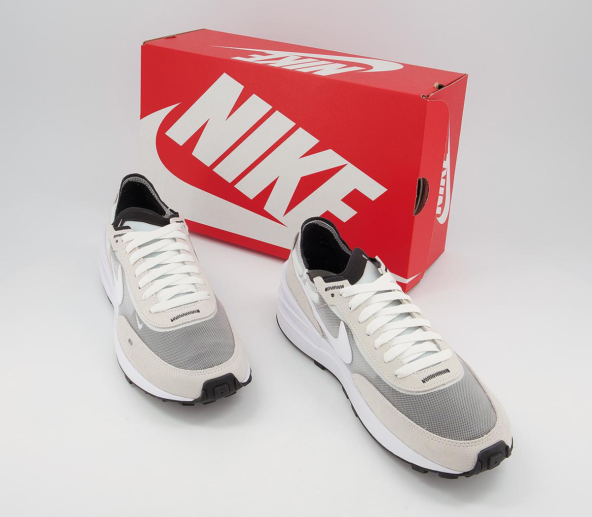 Nike Waffle One Trainers Nike Waffle One Trainers Summit White Grey White Black Orange