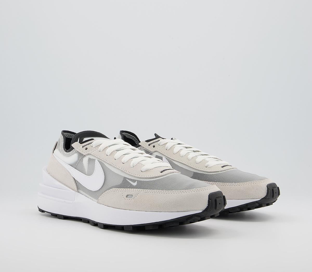 Nike Waffle One Trainers Nike Waffle One Trainers Summit White Grey White Black Orange