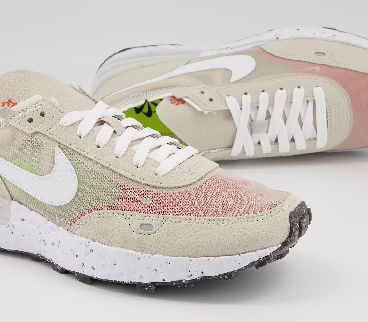 Nike Waffle One Trainers M Nike Waffle One Trainers M Cream White Orange Black Crater