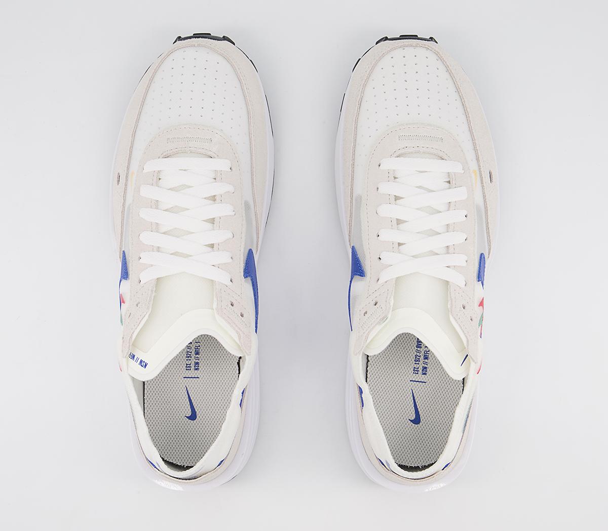 Nike Waffle One Trainers Nike Waffle One Trainers White Multi Swoosh