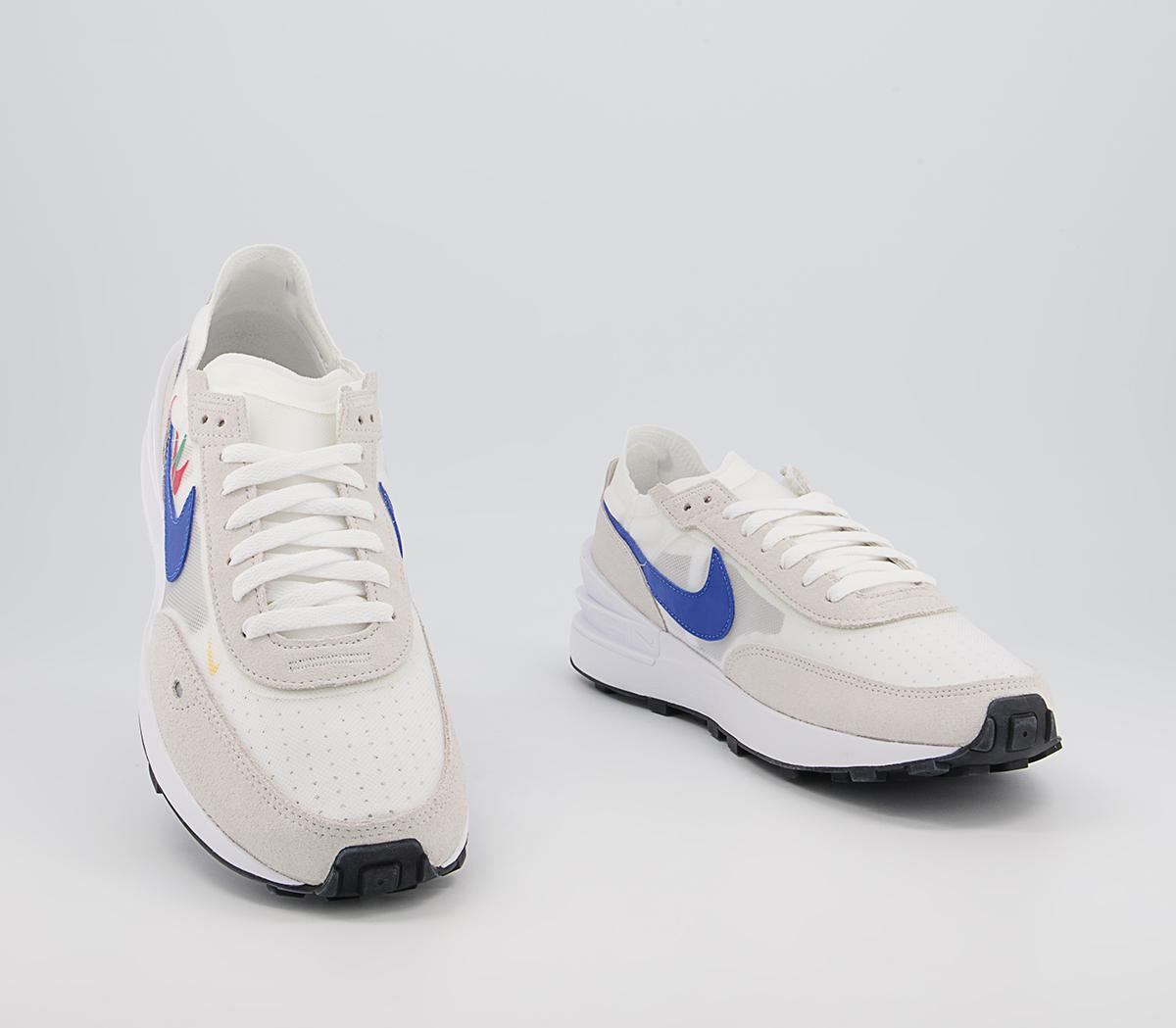 Nike Waffle One Trainers Nike Waffle One Trainers White Multi Swoosh