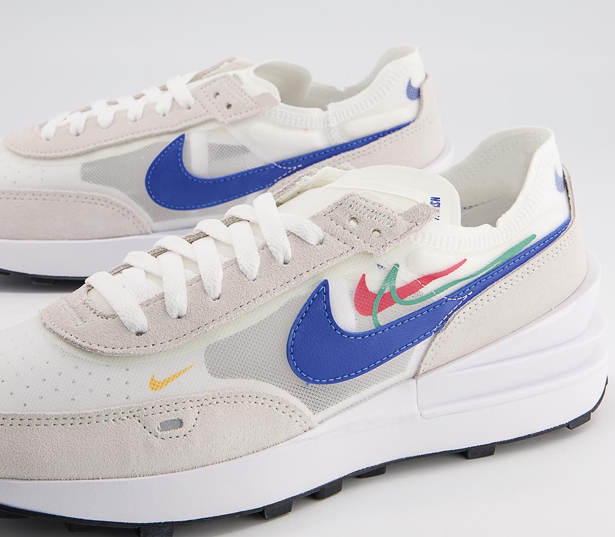 Nike Waffle One Trainers Nike Waffle One Trainers White Multi Swoosh