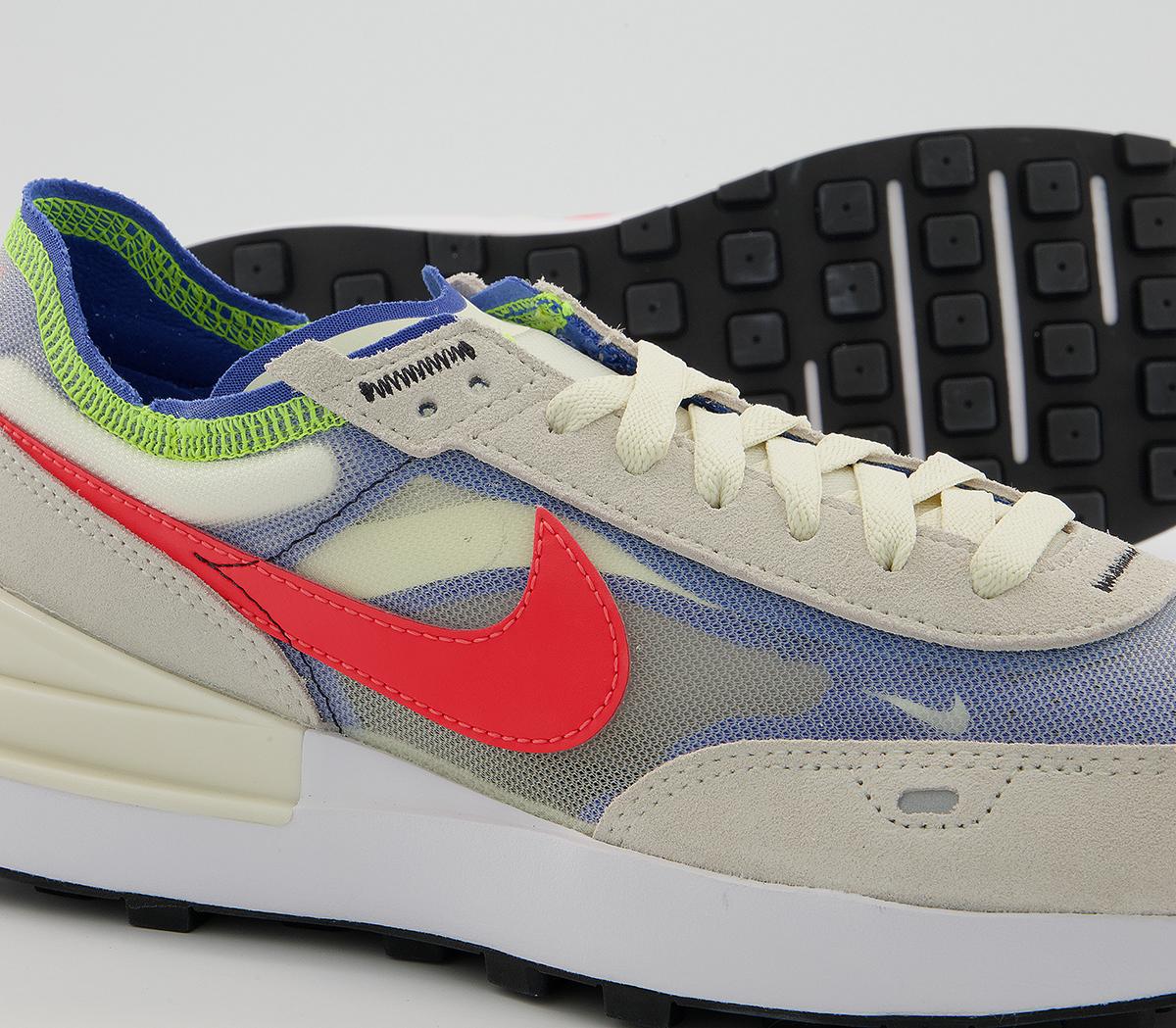 Nike Waffle One Trainers Nike Waffle One Trainers Coconut Milk Hyper Crimson