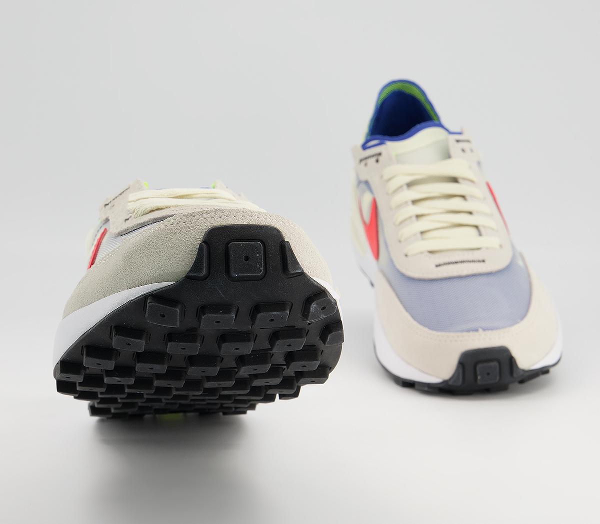 Nike Waffle One Trainers Nike Waffle One Trainers Coconut Milk Hyper Crimson